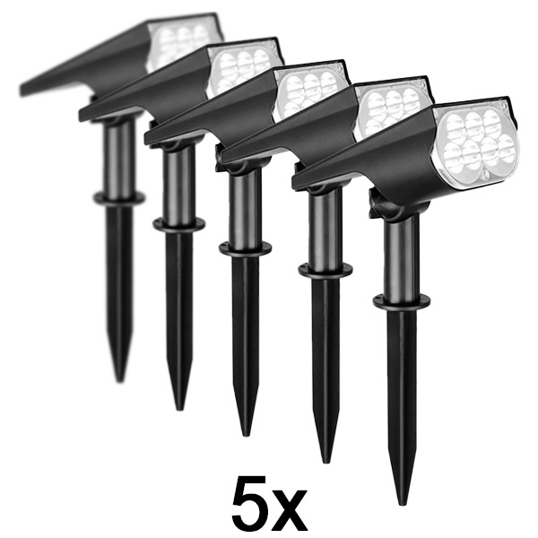 5x Zewnętrzna lampa solarna punktowa | SPOTIKE